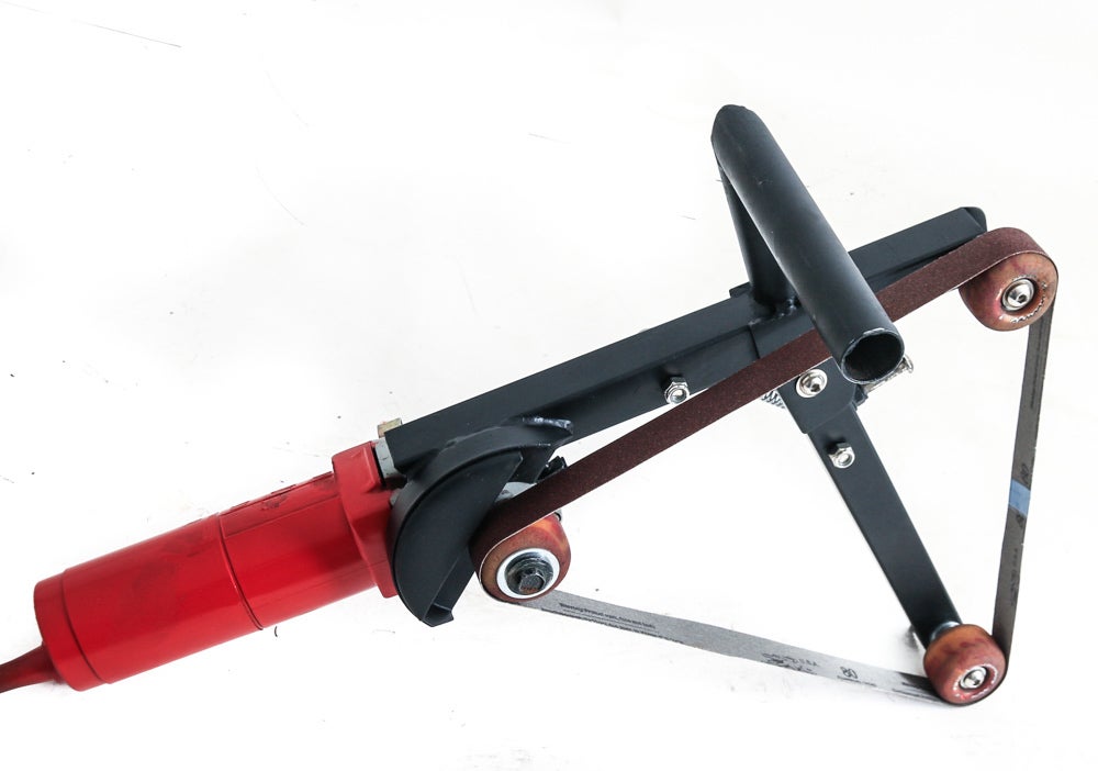 Tube Belt Sanders Polisher Polishing of Installed Railings for 100 Type Angle Grinder Stainless Steel Pipes Sanding Forging Portable Sander Polishing Machine Tube Belt Sanders Polisher Polishing of Installed Railings for 100 Type Angle Grinder Stainless Steel Pipes Sanding Forging Portable Sander Polishing Machine